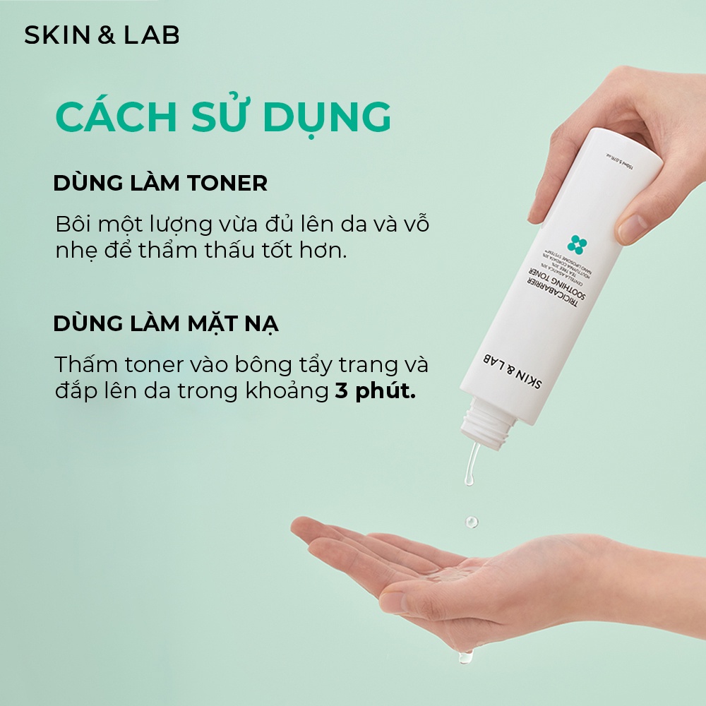 c491 - Nước Cân Bằng Làm Dịu Da SKIN&LAB Tricicabarrier Soothing Toner  Làm dịu da 150ml | lyo