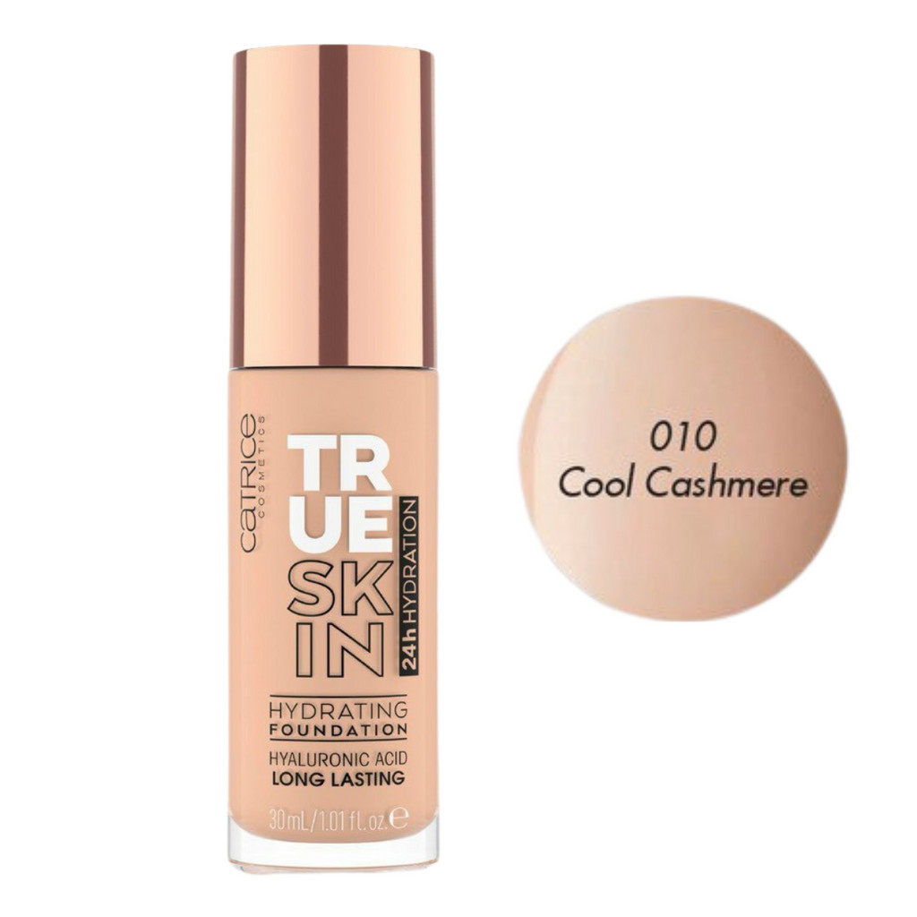 Kem nền Catrice True Skin Hydrating Foundation Làm dịu da & Che mờ khuyết điểm 30ml