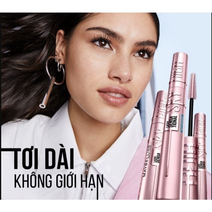 Mascara Chuốt Mi Giúp Mi Cong, Dài Maybelline New York Lash Sensational Sky High Waterproof 6ml