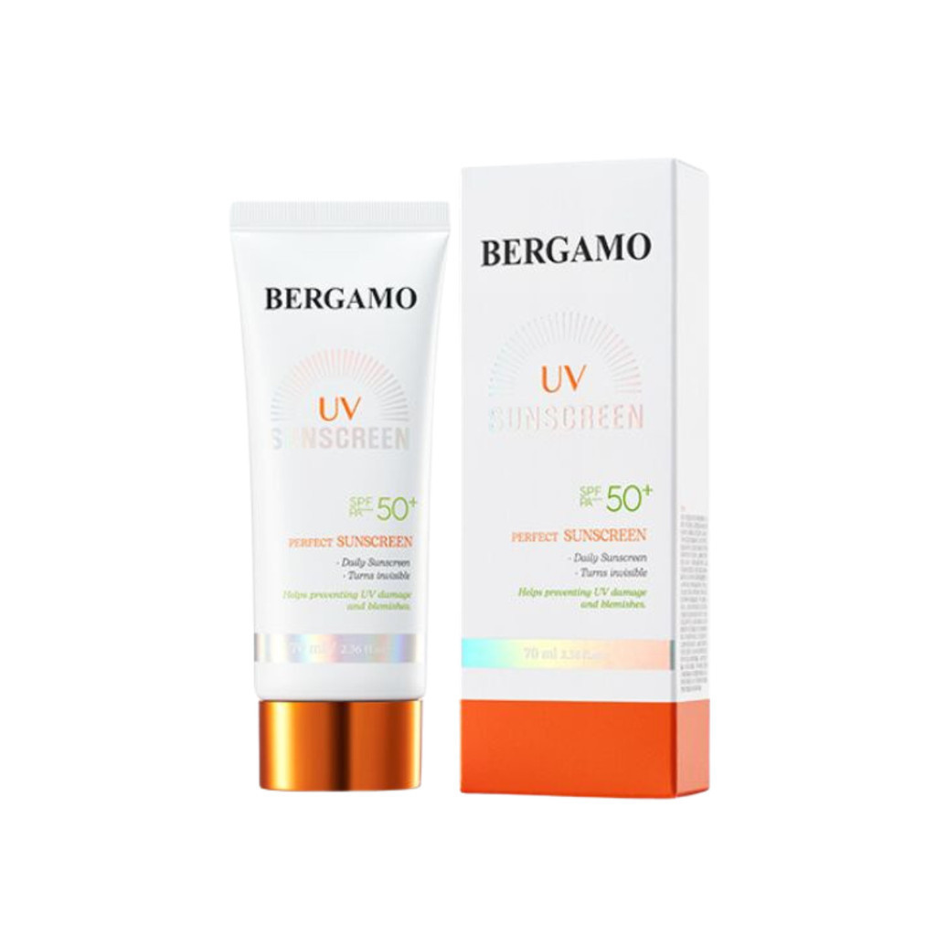 Kem Chống Nắng Bergamo Sun Screen SPF50+/ Perfect Cooling Sun Gel Bảo Vệ Da & Dưỡng Ẩm Hàn Quốc 70ml
