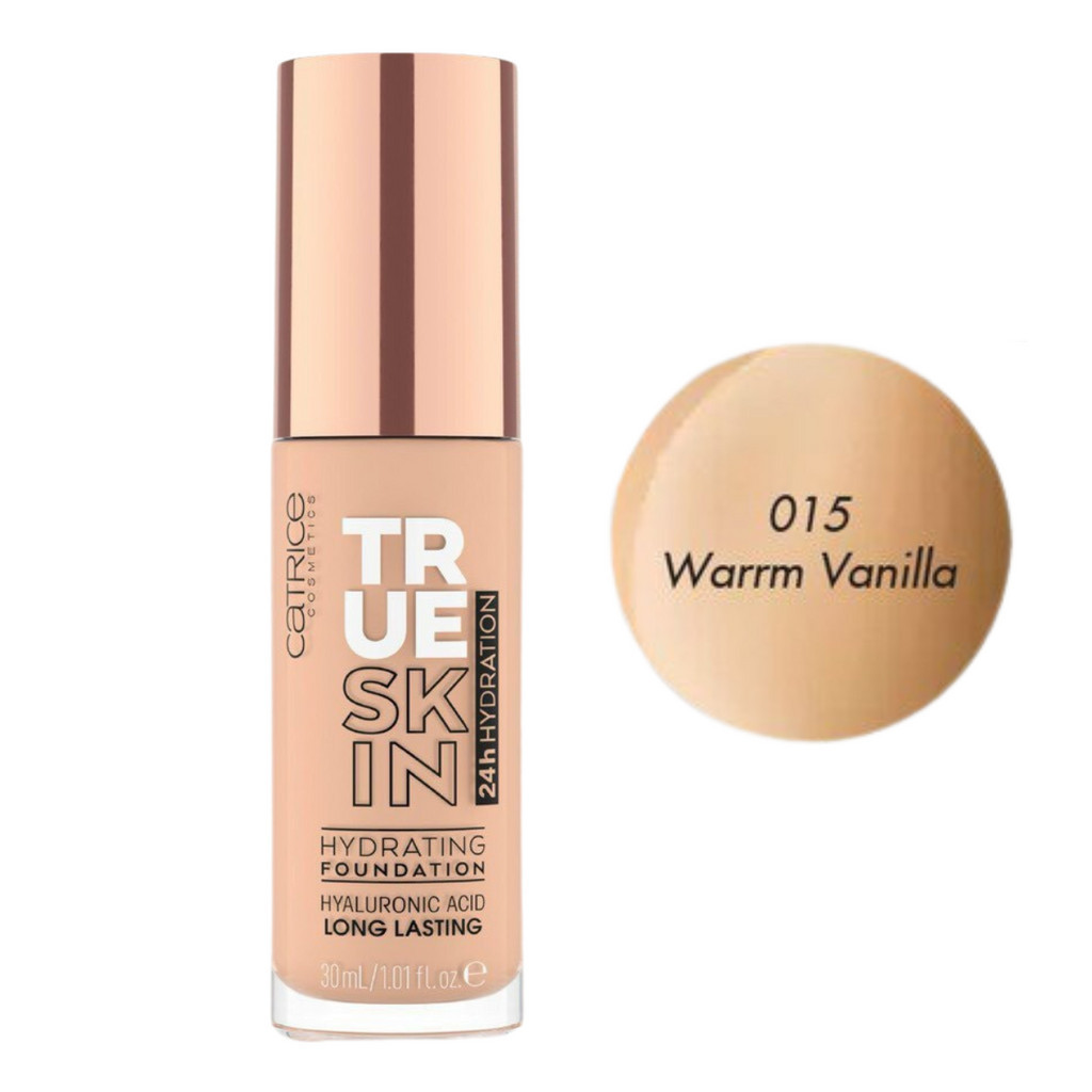 Kem nền Catrice True Skin Hydrating Foundation Làm dịu da & Che mờ khuyết điểm 30ml