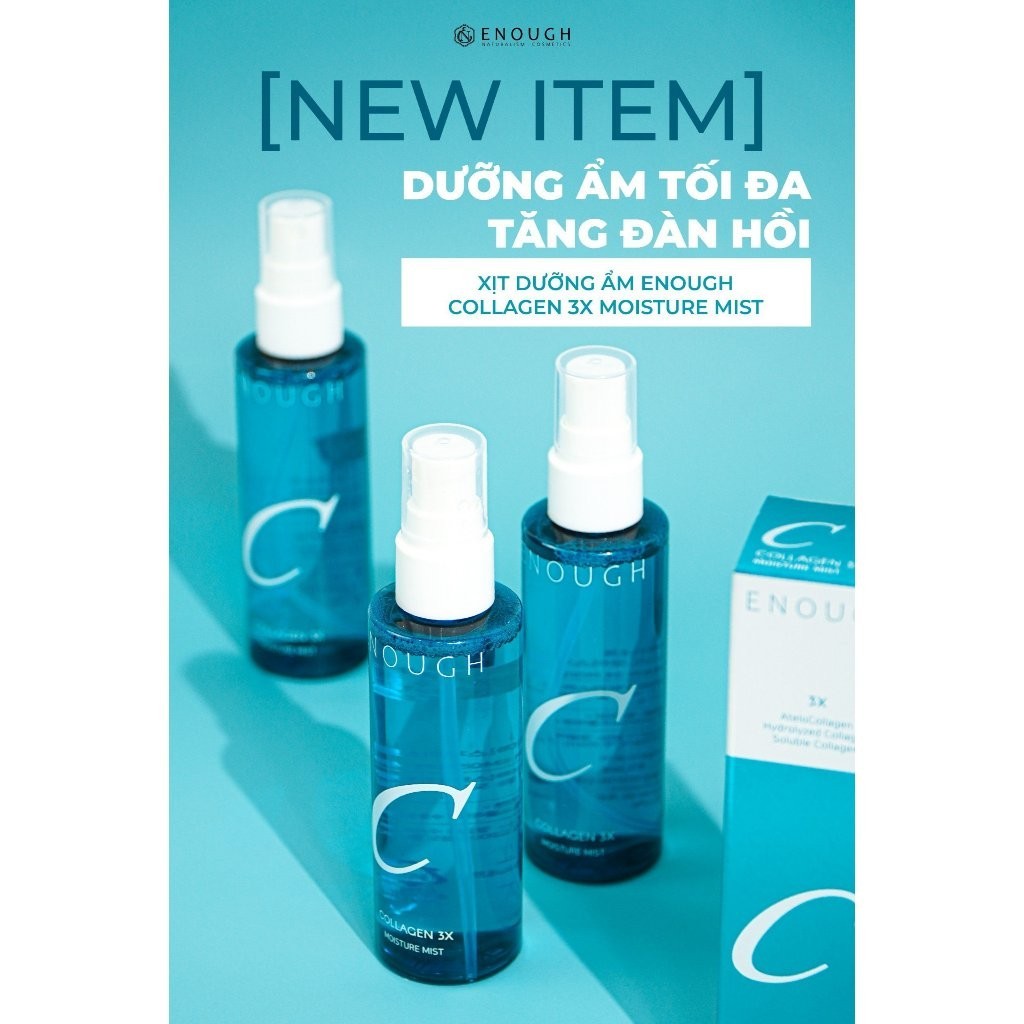 Xịt Khoáng Dưỡng Ẩm, Làm Dịu Da Enough Collagen Mist Các Loại Hàn Quốc 80ml & 100ml