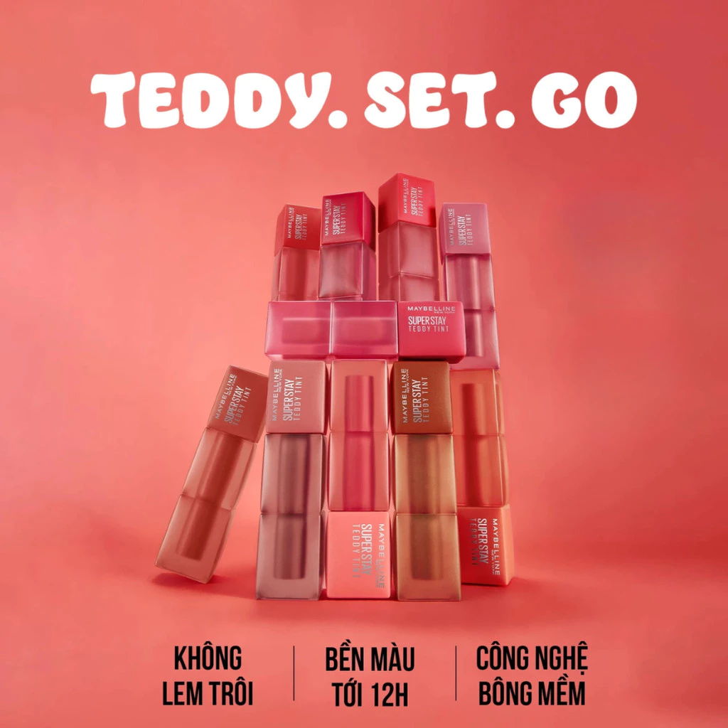 Son Môi Kem Lì Superstay Teddy Tint Maybelline Superstay 5ml