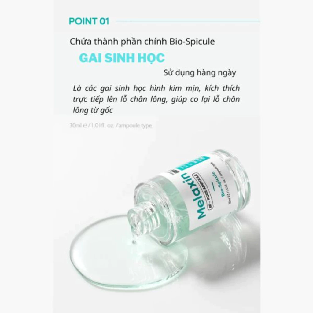 Tinh Chất Serum BP Sáng Da, Sạch Mụn Dr.Melaxin BP Pore Ampoule 30ml Cải Thiện Lỗ Chân Lông, Hàn Quốc