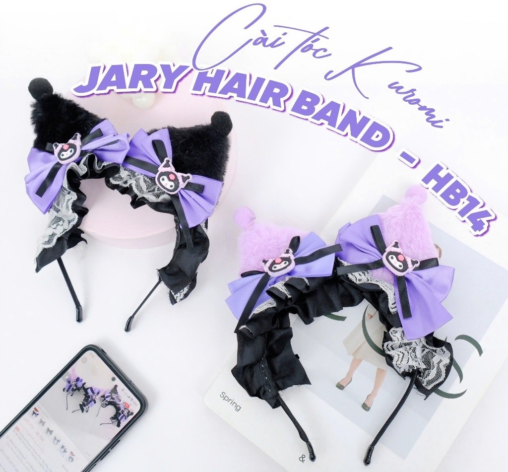 Cài Tóc Cực Trendy Jary Kuromi Hair Band