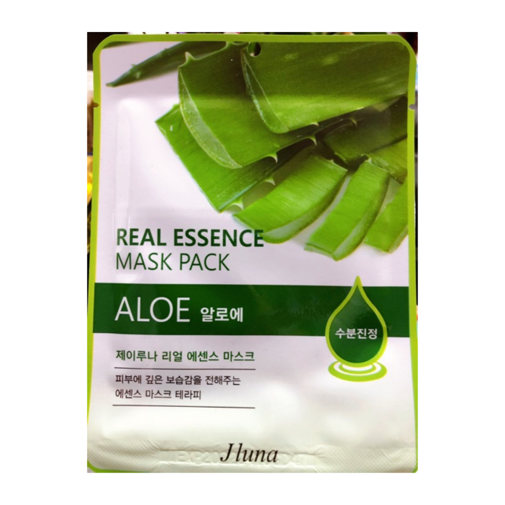 Combo 3 Miếng, 5 Miếng,10 Miếng Mặt Nạ  Dưỡng Da Trắng Sáng Mix Vị Ngẫu Nhiên Jluna Real Essence Mask Pack Hàn Quốc 20ml