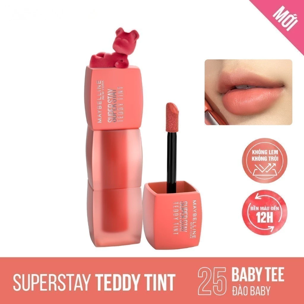 Son Môi Kem Lì Superstay Teddy Tint Maybelline Superstay 5ml