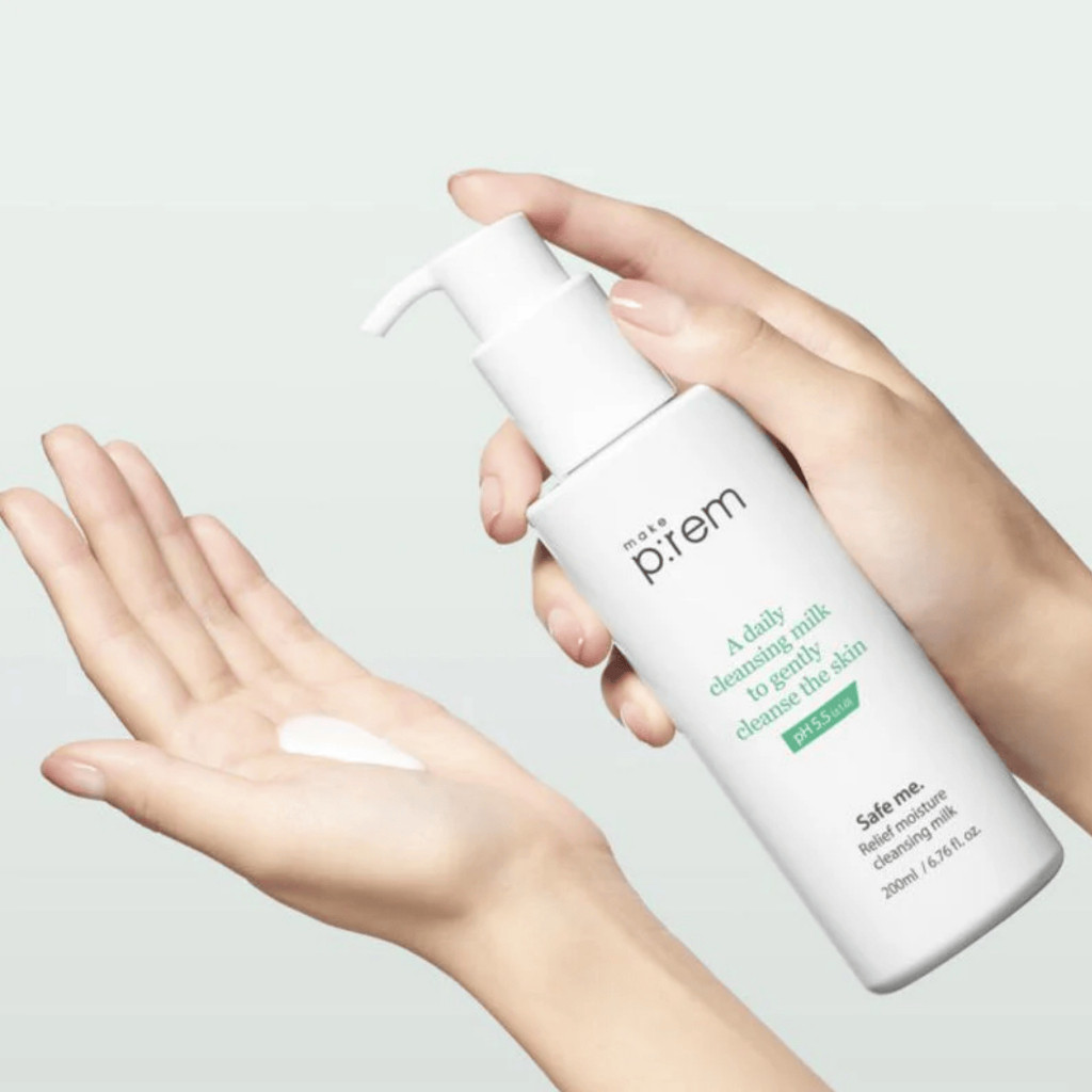 e719 - Sữa tẩy trang Dịu Nhẹ Make P:rem A Daily Cleansing Milk To Gently Cleanse The Skin pH 5.5 200ml LYO