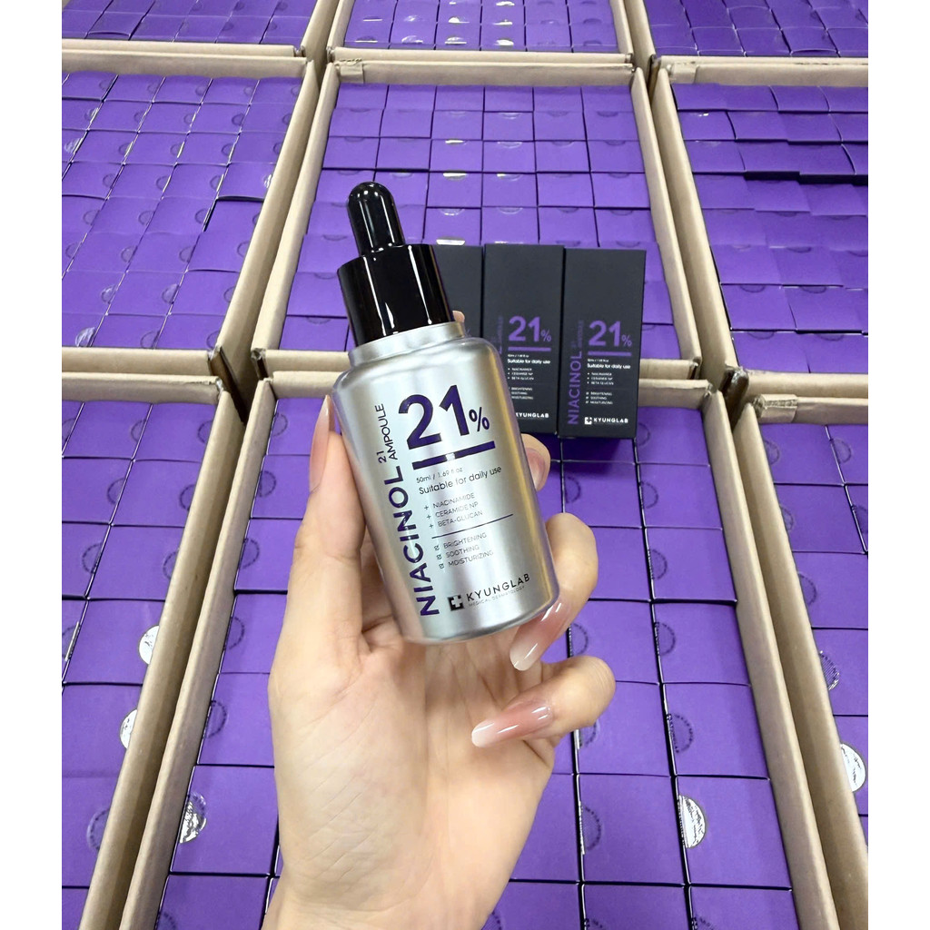 f092 - Serum Niacinamide 21% Dưỡng Trắng Da, Đều Màu Da Thu Nhỏ Lỗ Chân Lông KyungLab Niacinol 50ml LYO
