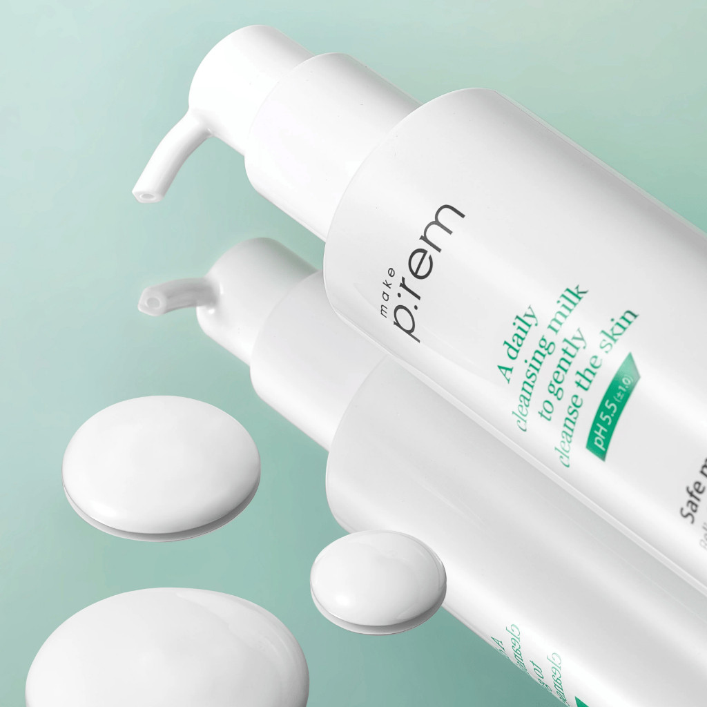 e719 - Sữa tẩy trang Dịu Nhẹ Make P:rem A Daily Cleansing Milk To Gently Cleanse The Skin pH 5.5 200ml LYO