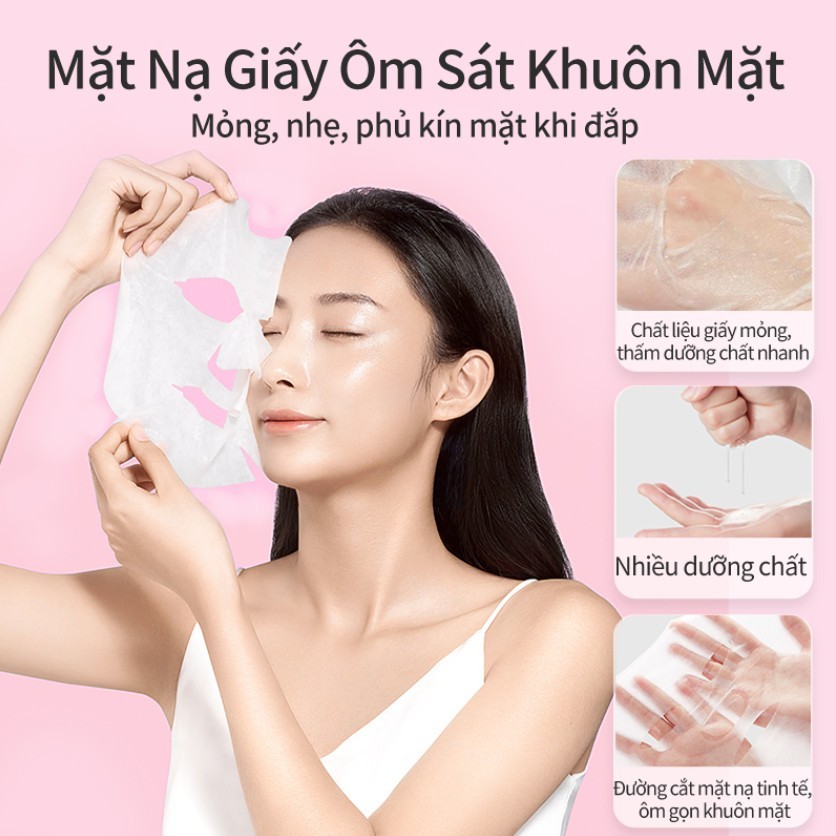 e954 - Mặt Nạ Giấy Cấp Ẩm Colorkey Luminous Vitamin B5 Facial Mask (Đủ 5 màu) 25ml LYO