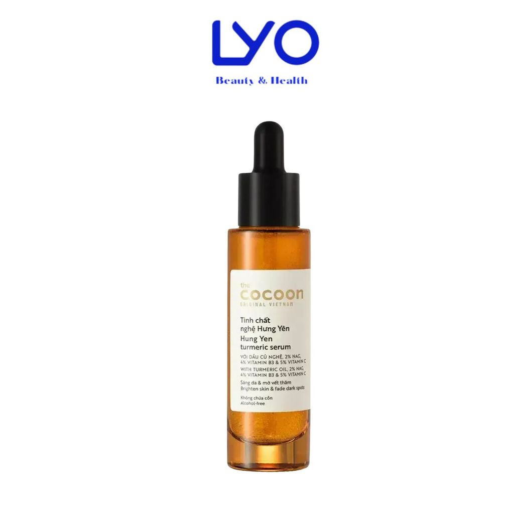 f181 - Tinh Chất Giúp Sáng Da Mờ Thâm Chiết Xuất Nghệ Hưng Yên Cocoon C10% 30ml LYO