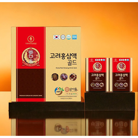 f185 - Nước hồng sâm KGA Korea Red Ginseng Drink Gold (70ml x 30 gói) (Kèm túi giấy) LYO
