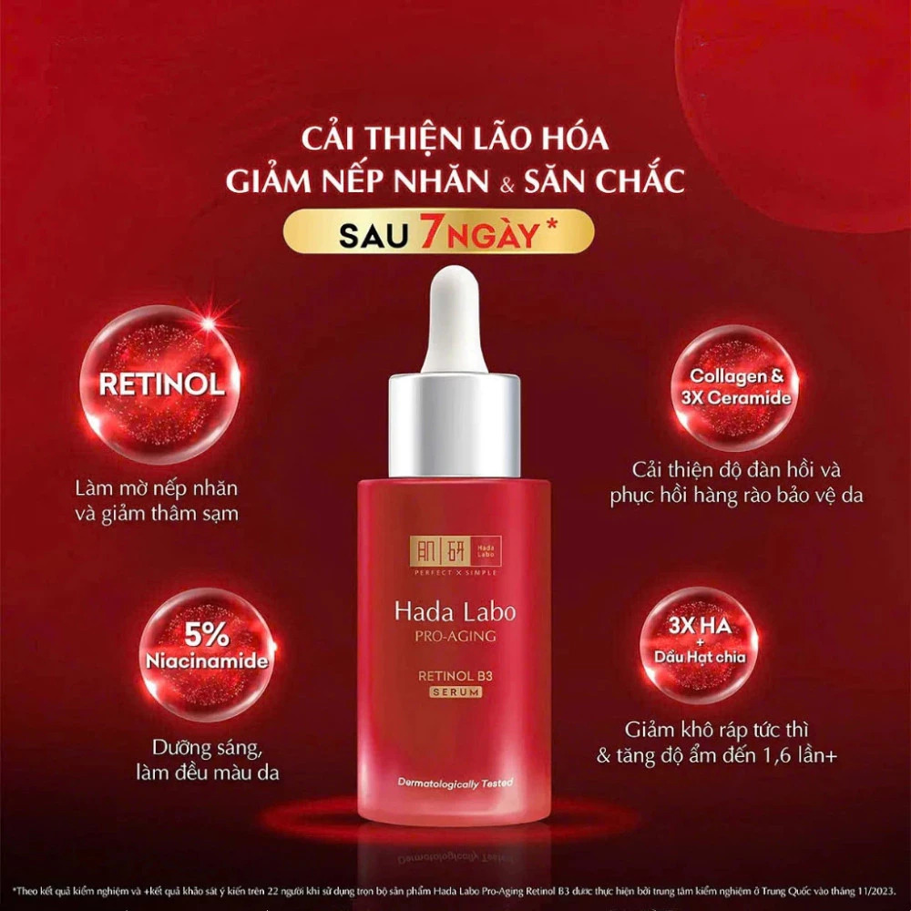 Serum Hada Labo dưỡng ẩm/ dưỡng trắng/ chống lão hóa/ ngăn giảm mụn 30ml