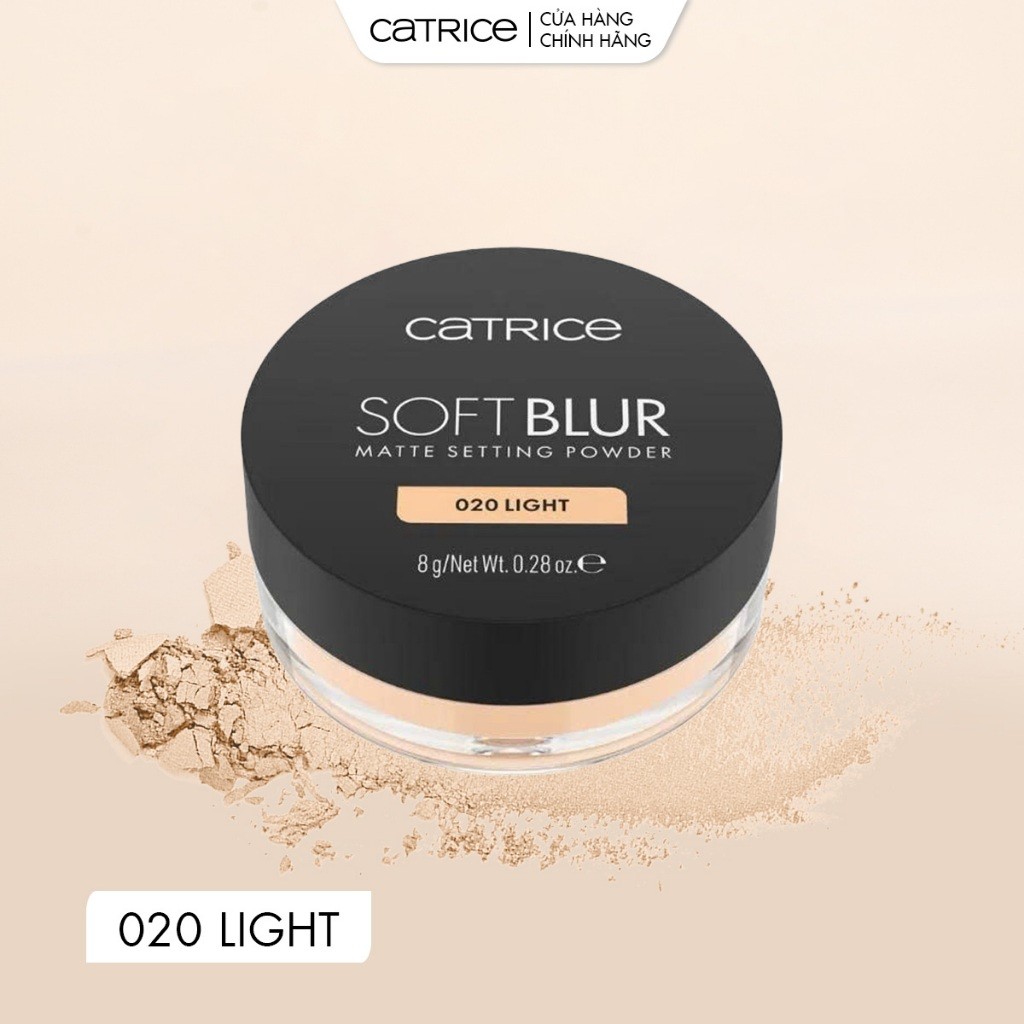 f230 - Phấn phủ mỏng nhẹ kiềm dầu Catrice Soft Blur Matte Setting Powder 8g LYO