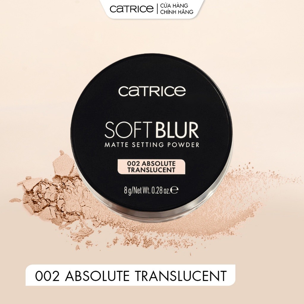f230 - Phấn phủ mỏng nhẹ kiềm dầu Catrice Soft Blur Matte Setting Powder 8g LYO