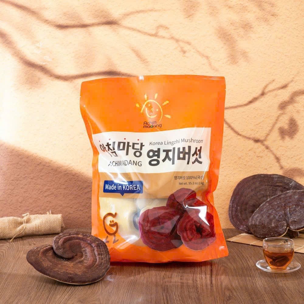 f129 - Nấm Linh Chi cao cấp Achimmadang Hàn Quốc (Loại 6-8 lá) (Kèm túi giấy) LYO