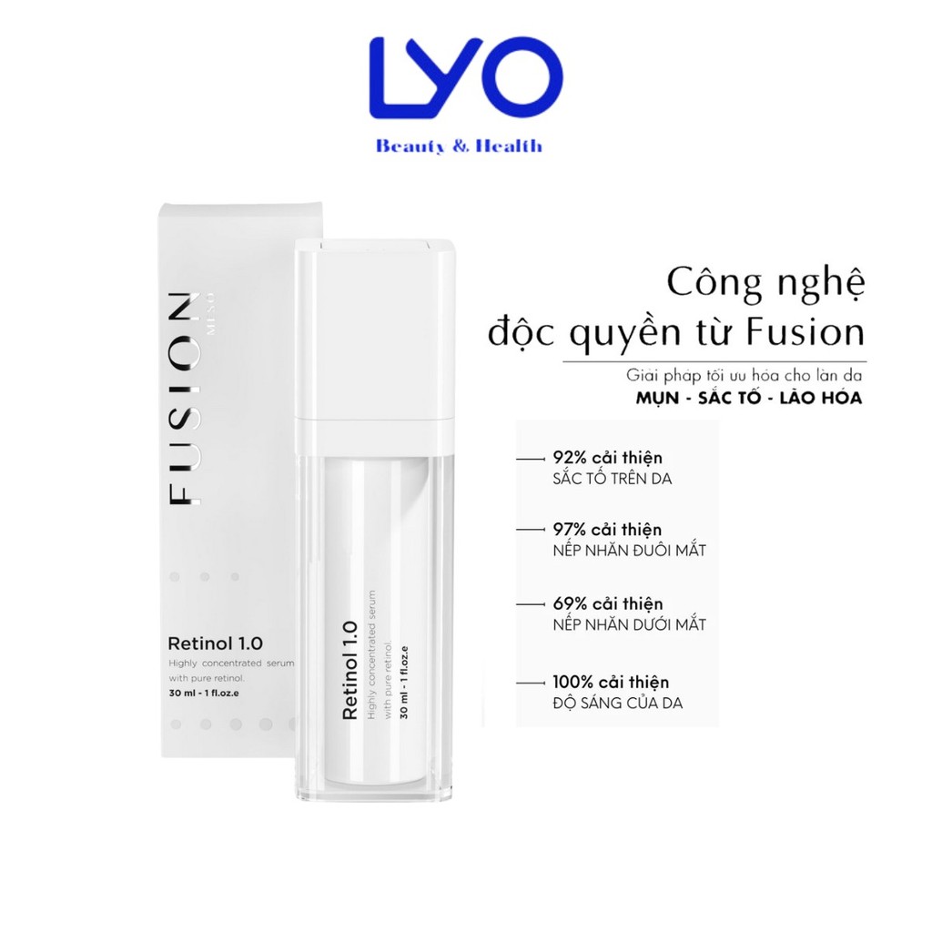 e531 - Tinh chất giảm mụn, chống lão hóa Retinol 1.0 Fusion 30ml LYO