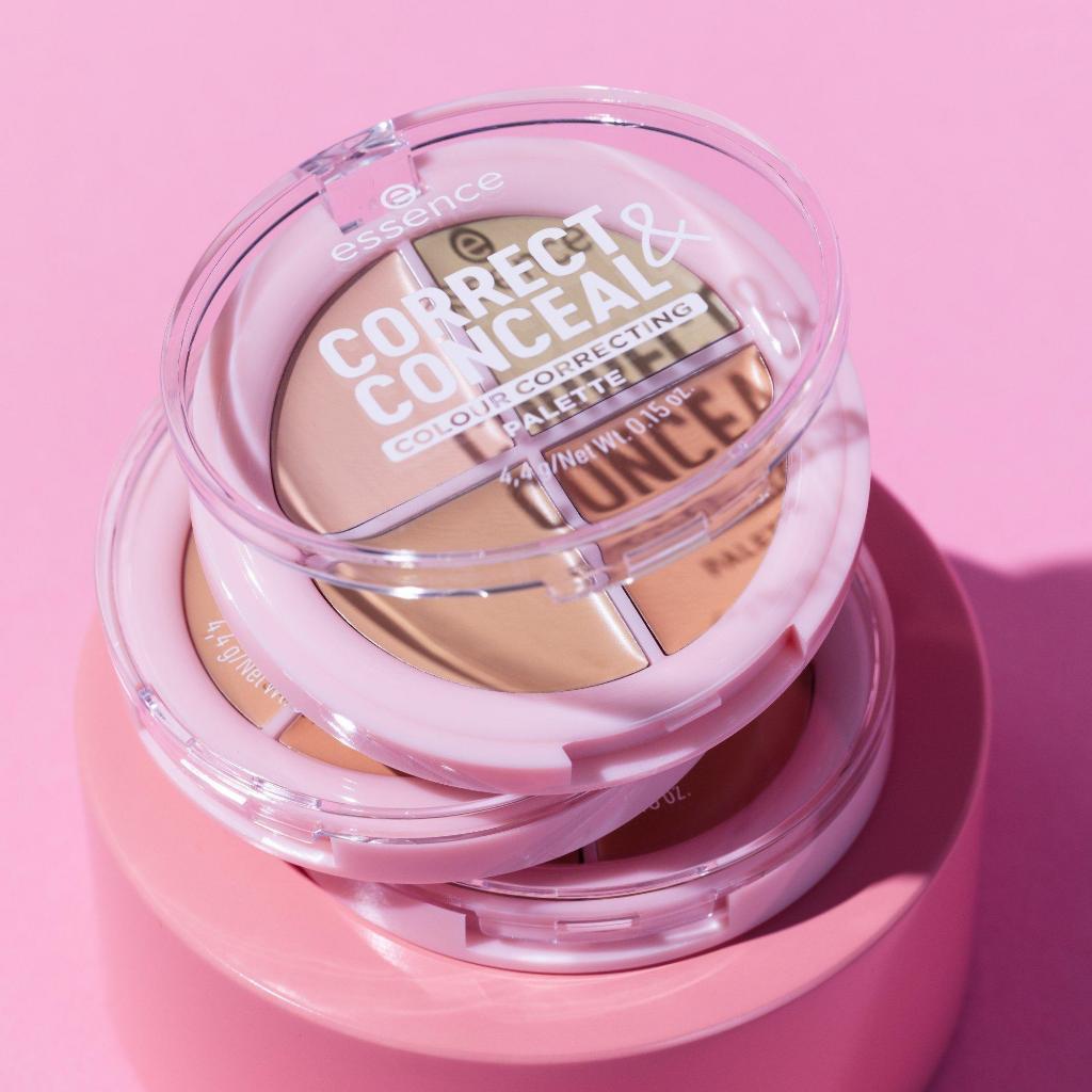 f330 - Bảng triệt sắc 4 ô ESSENCE CORRECT & CONCEAL colour correcting palette 4,4g LYO