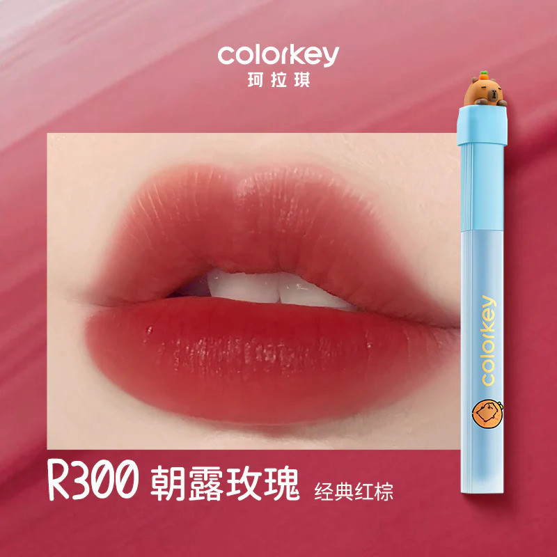 f135 - Son Colorkey Soft Matte Water Tint Capybara Edition 1.8g Thỏi Dài LYO