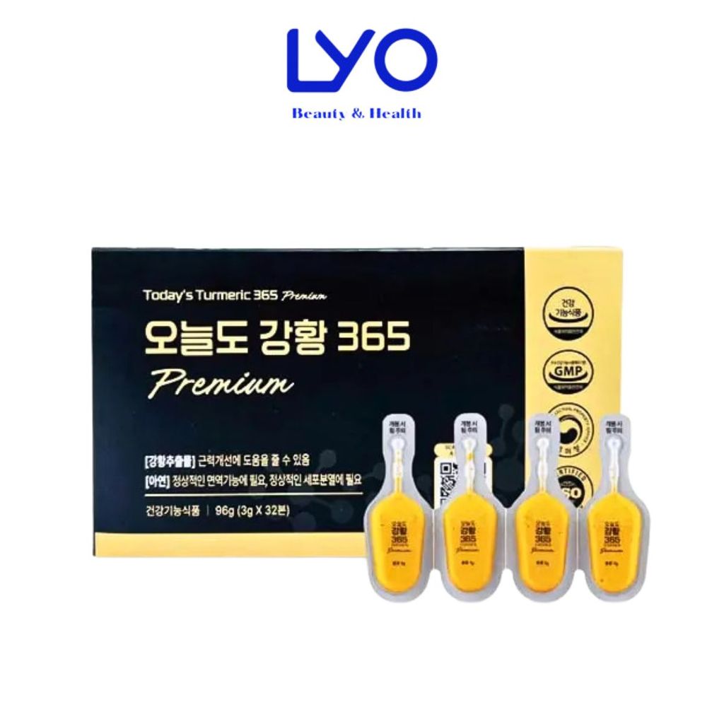 e727 - Tinh chất nghệ Nano Curcumin 365 Hàn Quốc giảm thâm nám hộp 32 ống LYO