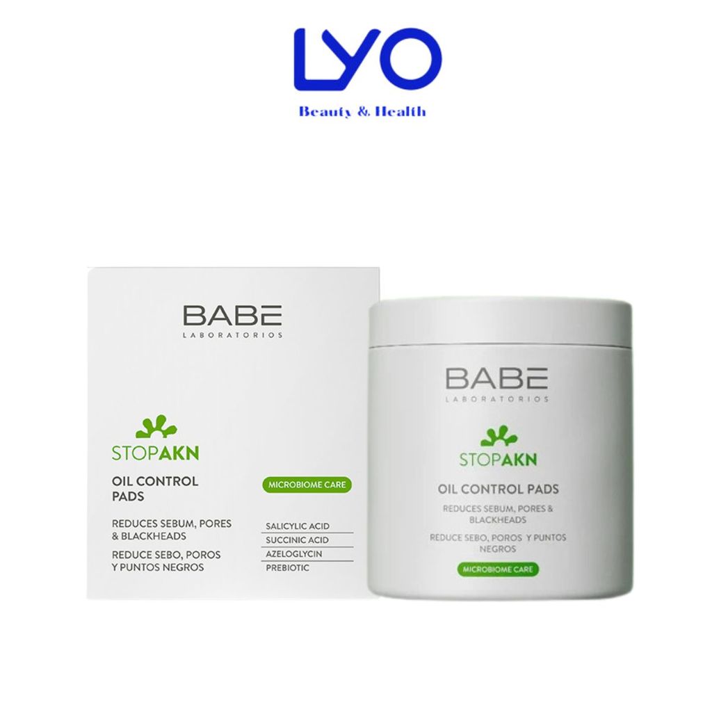 e961 - Toner Pad Babe Stop Akn Oil Control Pads (60 Miếng) Kiểm Soát Dầu & Mụn LYO