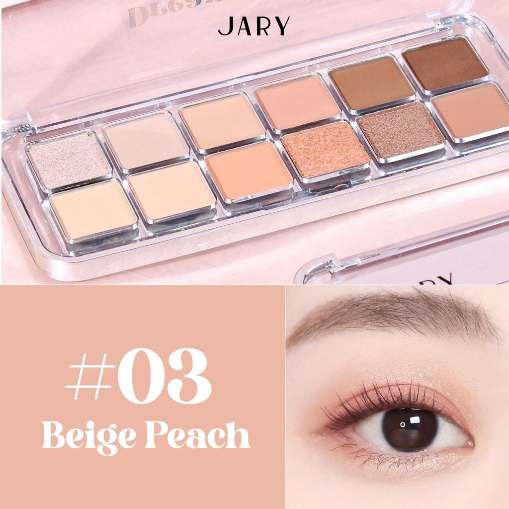 f049 - Bảng phấn mắt 12 ô JARY DREAM STAR EYESHADOW PALETTE 15g LYO