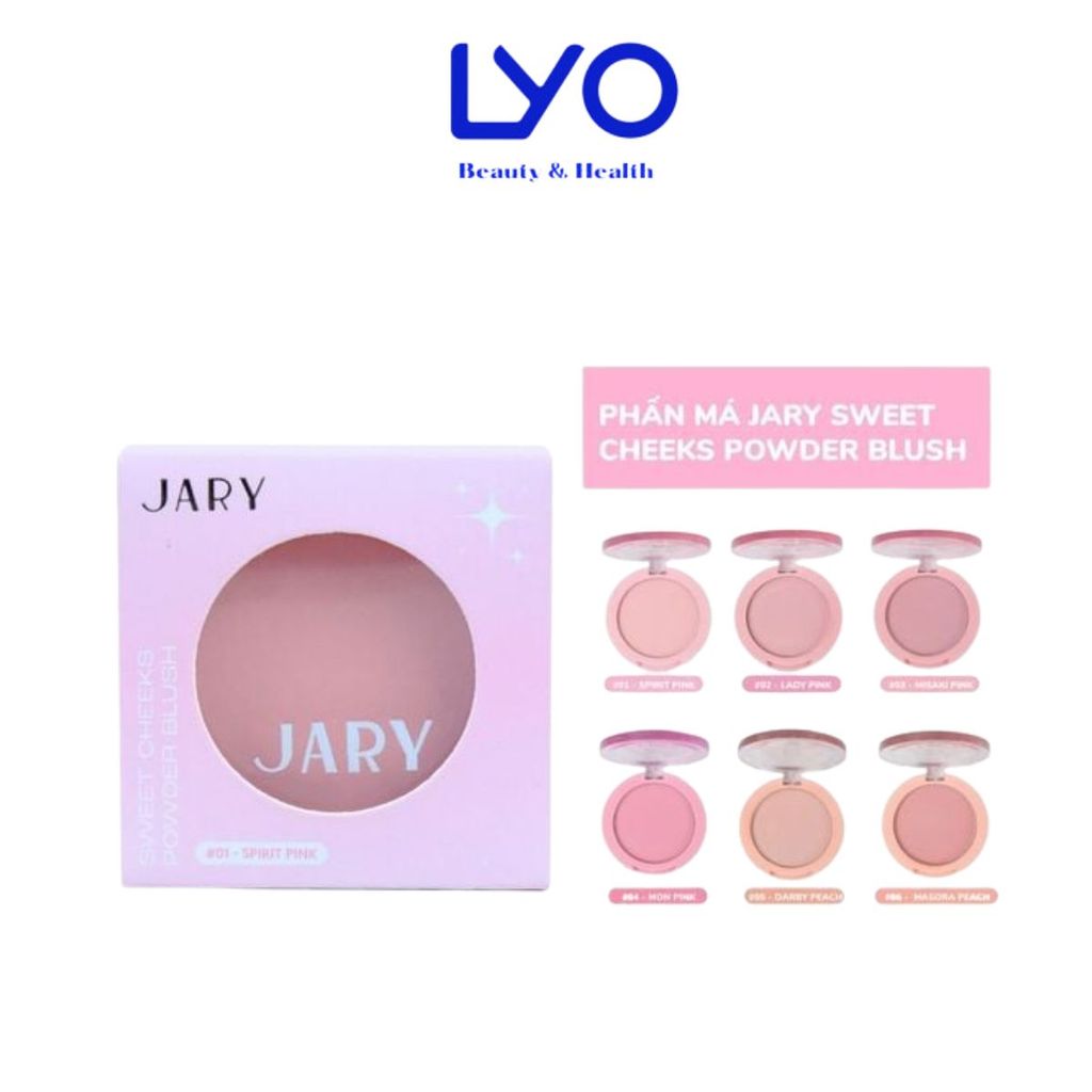 f051 - Phấn má Jary Sweet Cheeks Powder Blush 6g LYO