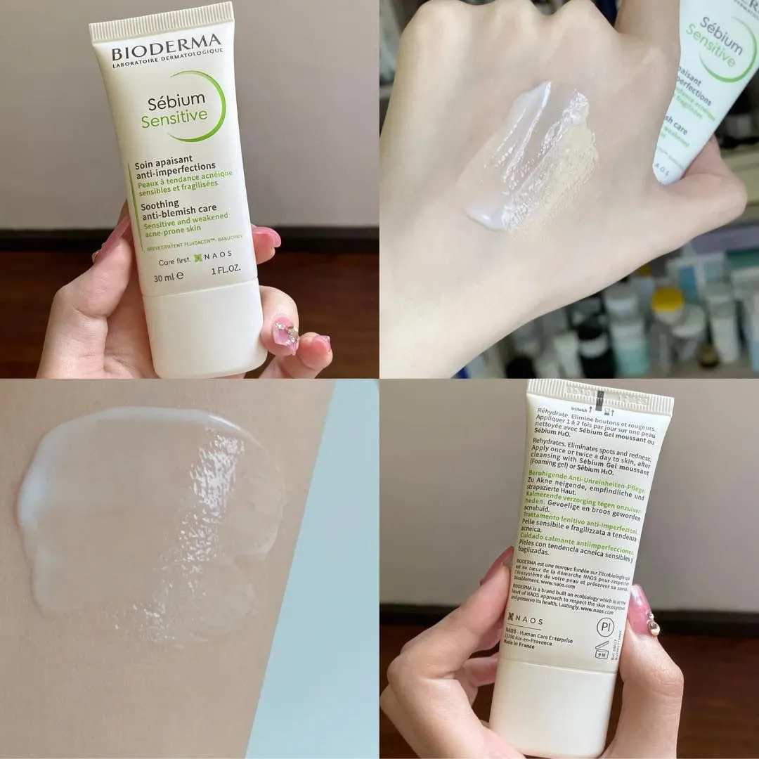 Kem dưỡng giảm mụn viêm nhạy cảm Bioderma Sebium Sensitive - 30 ml