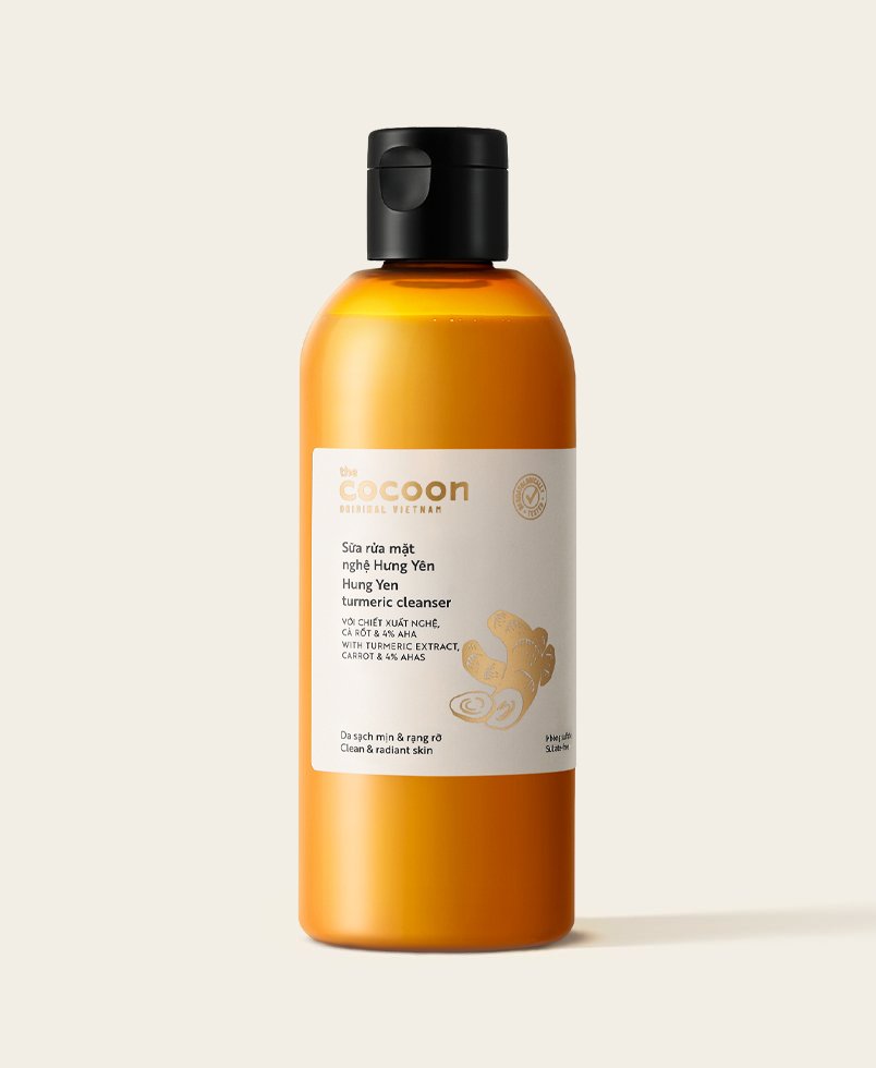 e412 - Cocoon - Sữa Rửa Mặt Nghệ Hưng Yên Turmeric Cleanser 310ml