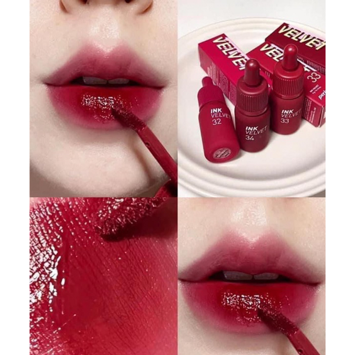Son kem Peripera Peri's Ink Velvet / Ink AIRY Velvet - Son bóng Water Bare Tint