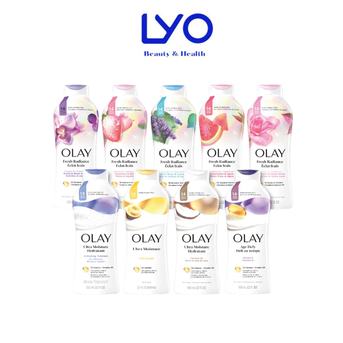 e513 - Sữa Tắm Dưỡng Da Olay 650ml (Made in USA)