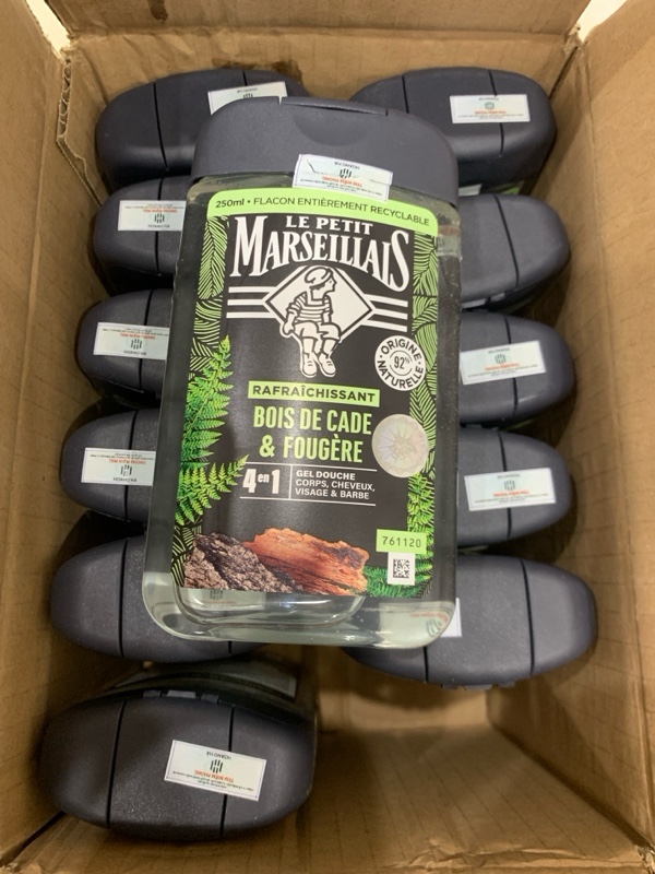 e810 - Sữa Tắm Gội Nam Hữu Cơ 92% Le Petit Marseillais Pháp 250ml 4in1 Với Hương Thơm Nam Tính