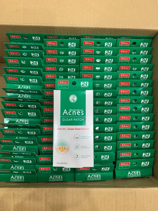 Miếng dán mụn giúp giảm mụn sưng viêm Acnes Clear Patch (24 Miếng)