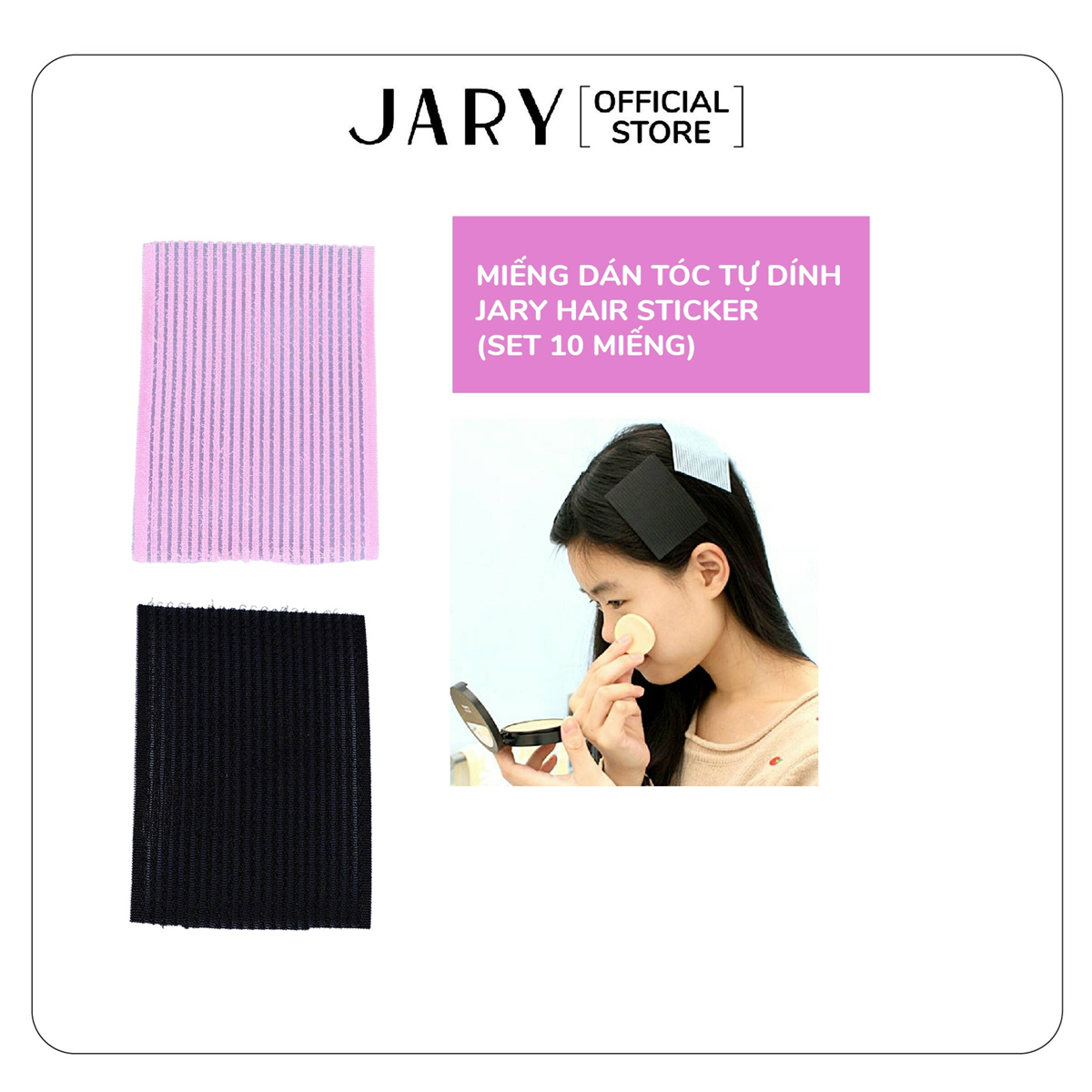 Lô Quấn Tóc Tự Dính Tạo Kiểu Tóc Dễ Dàng Jary Hair Roller Style Hàn Quốc