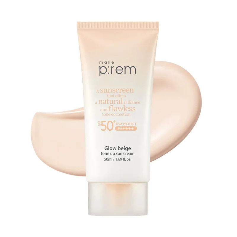 Kem Chống Nắng Make P:rem UV Defense Me Nâng Tone Dịu Nhẹ SPF50+ (50ml/tuýp) LYO
