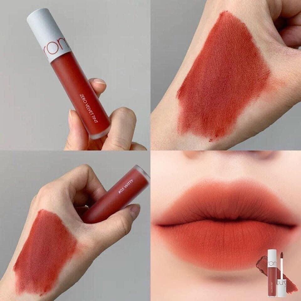 Son Romand (Son Kem Lì Zero Velvet, Son Bóng Juicy Lasting và Glasting Water Tint)