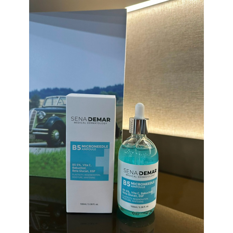 Serum B5 Cấp Ẩm, Làm Dịu & Phục Hồi Da Căng Bóng SenaDemar B5 Microneedle Ampoule Hàn Quốc 50ml & 100ml