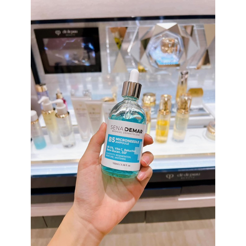 Serum B5 Cấp Ẩm, Làm Dịu & Phục Hồi Da Căng Bóng SenaDemar B5 Microneedle Ampoule Hàn Quốc 50ml & 100ml