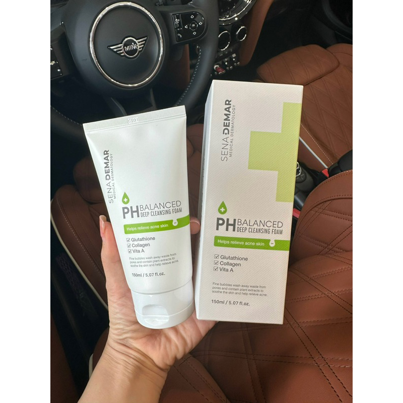 Sữa Rửa Mặt Làm Sạch Sâu, Dưỡng Da Sáng Mịn, Đều Màu SenaDemar PH Balanced Deep Cleansing Foam Hàn Quốc 150ml