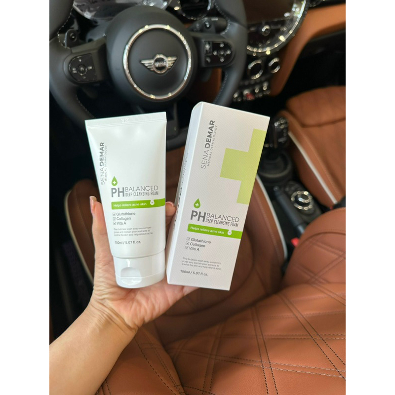 Sữa Rửa Mặt Làm Sạch Sâu, Dưỡng Da Sáng Mịn, Đều Màu SenaDemar PH Balanced Deep Cleansing Foam Hàn Quốc 150ml