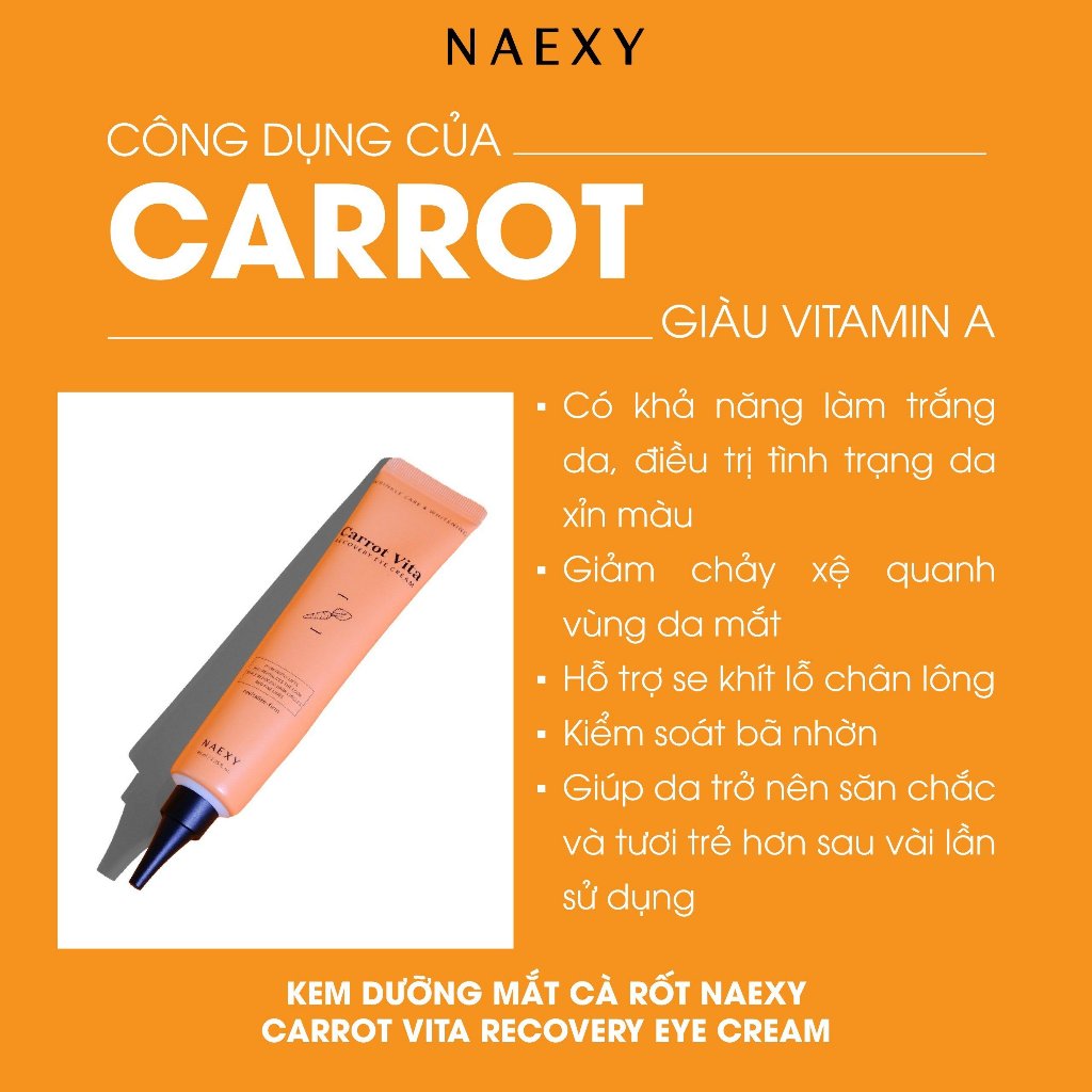 Kem Dưỡng Mắt Cấp Ẩm, Giảm Nếp Nhăn Naexy Recovery Eye Cream Hàn Quốc 40ml