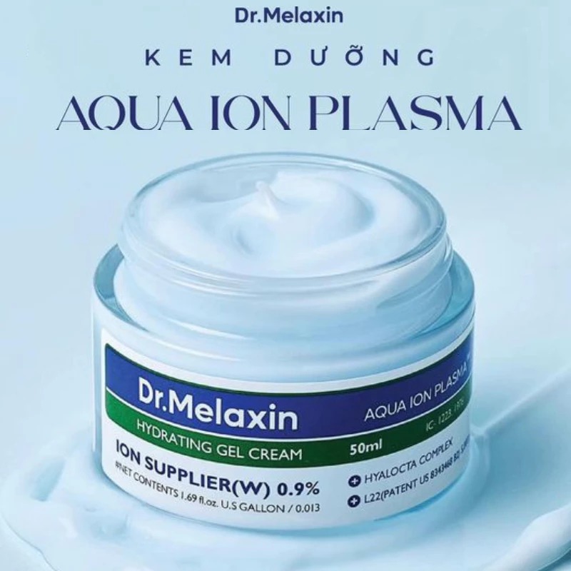 f017 - Dr.Melaxin - Kem dưỡng Aqua Ion Plasma Hydrating Gel Cream 50ml
