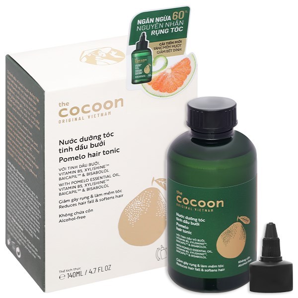 Nước Dưỡng Tóc Tinh Dầu Bưởi Cocoon Pomelo Hair Tonic 140ml & 310ml