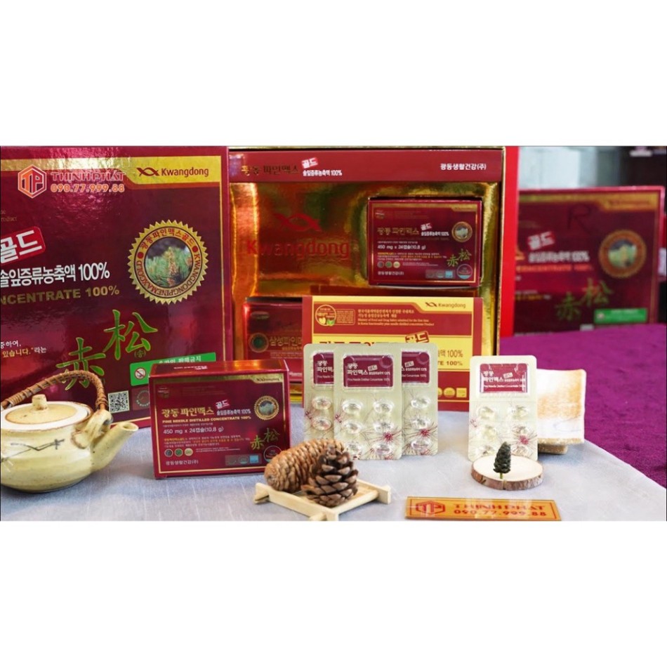 d845 - Tinh Dầu Thông Đỏ Quang Tông Kwangdong Giúp Da Dẻ Hồng Hào, Cải Thiện Hệ Tiêu Hóa Hàn Quốc LYO