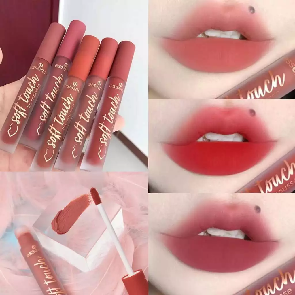 e197 - Son Kem thuần chay  Essence Soft Touch Lip Mousse