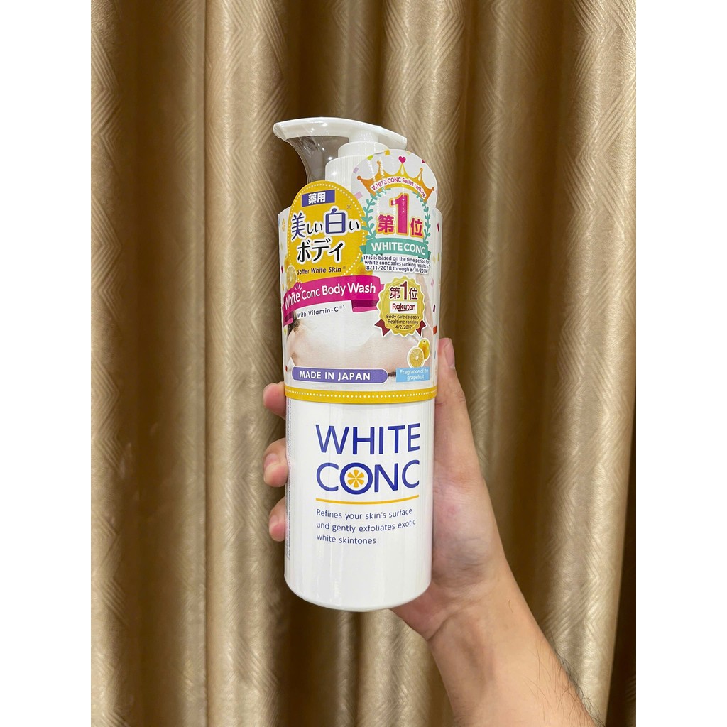 Sữa Tắm Trắng Da Nhật Bản White Conc Body 360ml & 600ml