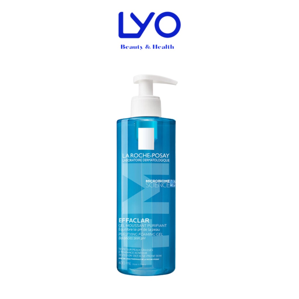 Sữa rửa mặt La Roche - Posay Gel Effaclar cho da dầu, mụn, nhạy cảm 400ml