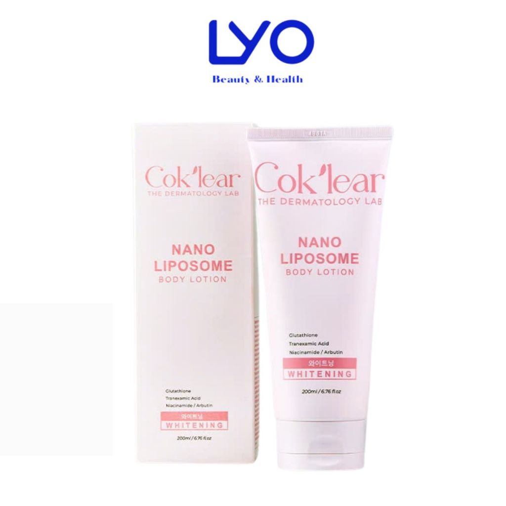 f010 - Kem Body Nâng Tone Co&k'lear Nano Liposome Body Lotion Whitening 200ml LYO