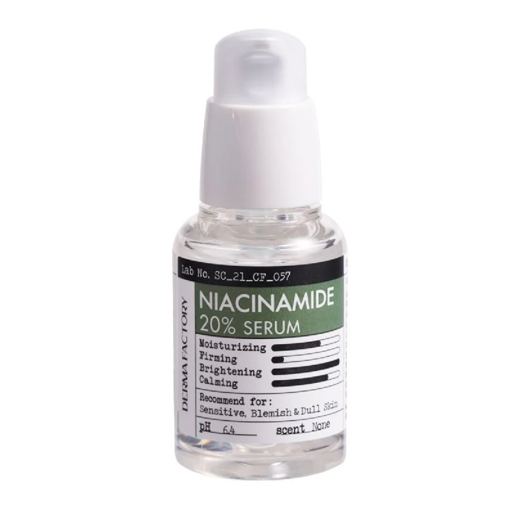 e999 - Tinh chất dưỡng trắng da, cấp ẩm, ngừa thâm mụn Derma Factory Niacinamide 20% Serum LYO